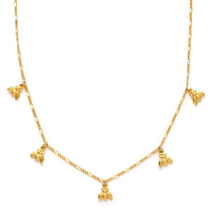 Tiny Honey Bee Necklace