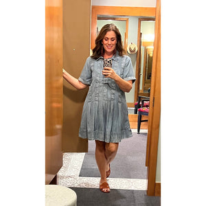 Tennis Dress with Pleats