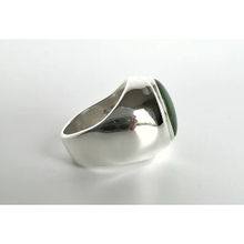 Load image into Gallery viewer, Nephrite Jade Sterling Silver Ring
