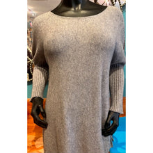 Load image into Gallery viewer, Boatneck Ribbed Sleeve Knit Sweater

