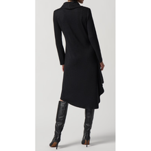 Load image into Gallery viewer, Sweater Knit Dress with Faux Leather Pocket
