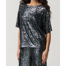Load image into Gallery viewer, Sequin Dolman Sleeve Boxy Top
