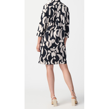 Load image into Gallery viewer, Abstract Print Stretch Poplin Trapeze Dress

