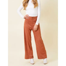 Load image into Gallery viewer, SUEDE STRAIGHT PANTS
