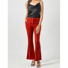 Load image into Gallery viewer, VELVET FLARE TROUSERS
