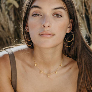 Tiny Honey Bee Necklace