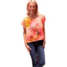 Load image into Gallery viewer, Hand-dyed Upcycled Silk Shell
