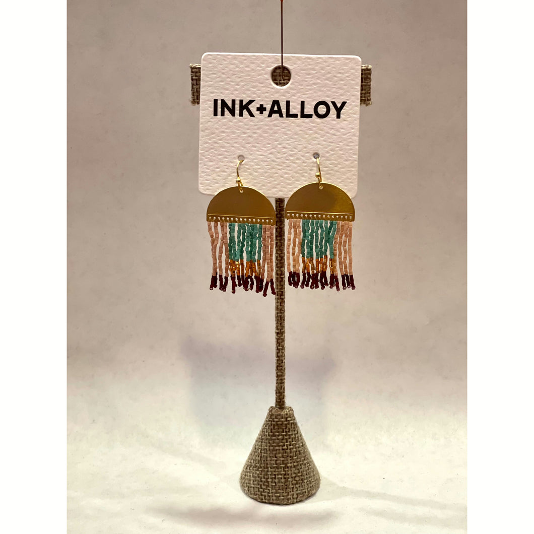 Birdie Abstract Earring Lt Pink