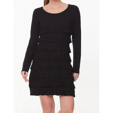 Load image into Gallery viewer, Layered Ruffle Long Sleeve Dress
