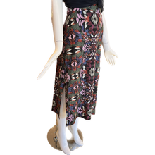 Load image into Gallery viewer, Microfiber Midi-Length Straight Side-Slit Skirt
