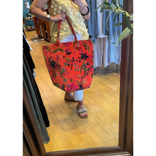 Load image into Gallery viewer, 2 Handle Square Velvet Satchel
