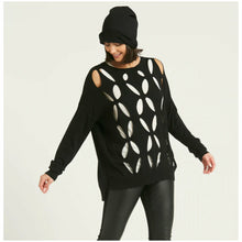 Load image into Gallery viewer, Long Body Cotton Cut Out Sweater
