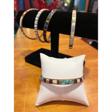 Load image into Gallery viewer, Heather Ford Inlaid Gemstone Bangle
