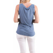 Load image into Gallery viewer, Satin Ribbed Neck Tank
