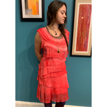 Load image into Gallery viewer, Short Sleeveless Ruffle Dress
