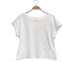 Load image into Gallery viewer, Short Sleeve Recycled Crop Cotton T
