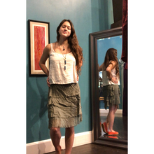 Load image into Gallery viewer, Short Silk Ruffle Skirt
