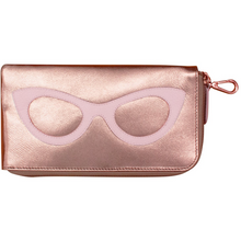 Load image into Gallery viewer, Large Leather Eye Glass Holder with Wallet
