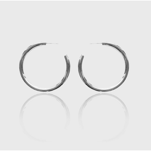 Michaela 2" Hoop Earrings