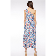 Load image into Gallery viewer, One-Shoulder Microfiber Maxi Dress
