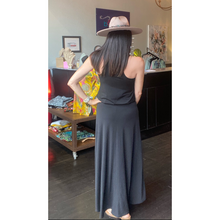 Load image into Gallery viewer, Microfiber Racerback Fitted-Drop-Waist Maxi Dress

