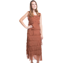 Load image into Gallery viewer, Long Sleeveless Ruffle Dress
