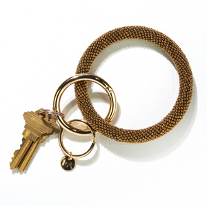Beaded Bangle Key Ring