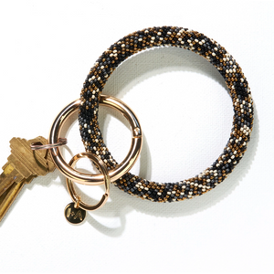 Beaded Bangle Key Ring