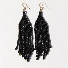 Load image into Gallery viewer, Iridescent Fringe Earrings 4.25&quot;
