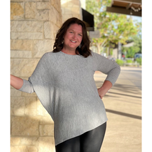 Load image into Gallery viewer, Poncho Sleeve Bow Sweater Top
