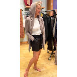 Long Sleeve Hooded Cardigan Sweater