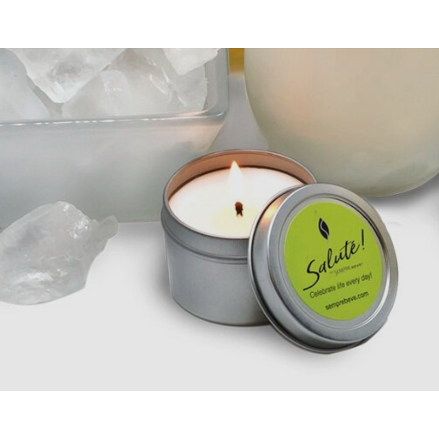2 oz. Travel Tin Soy Candles Inspired by La Dolce Vita