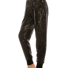 Load image into Gallery viewer, Sequin Pull-On Joggers

