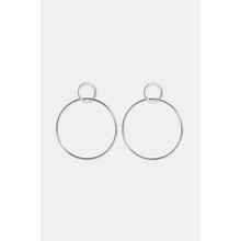 Load image into Gallery viewer, 3&quot; Ven Hoop Earrings
