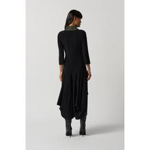 Load image into Gallery viewer, Cowl Neck Cocoon Dress with Pockets
