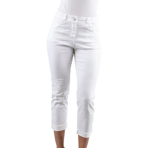 4-Pocket Button Fly Crop Pant